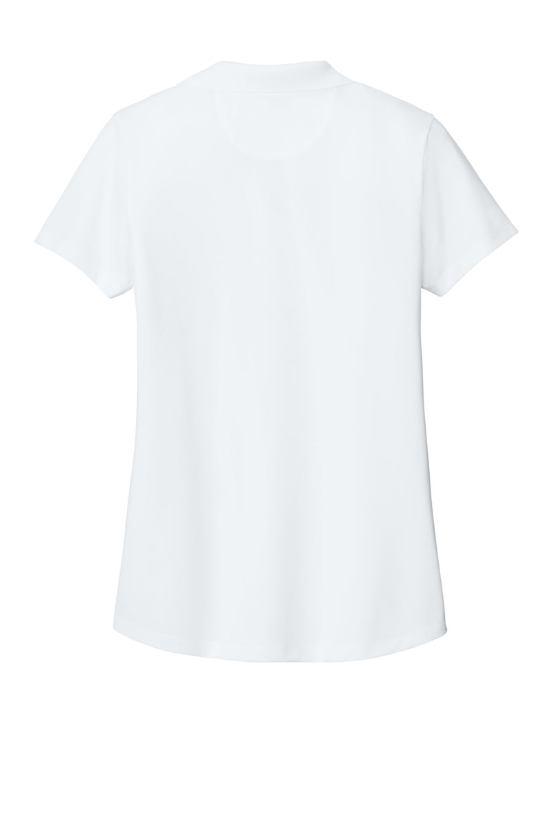 Brooks Brothers Women's Mesh Pique Performance Polo - White