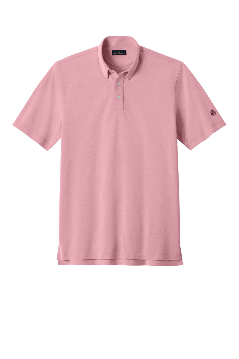 Brooks Brothers Pinpoint Pique Dress Polo - Crimson End On End