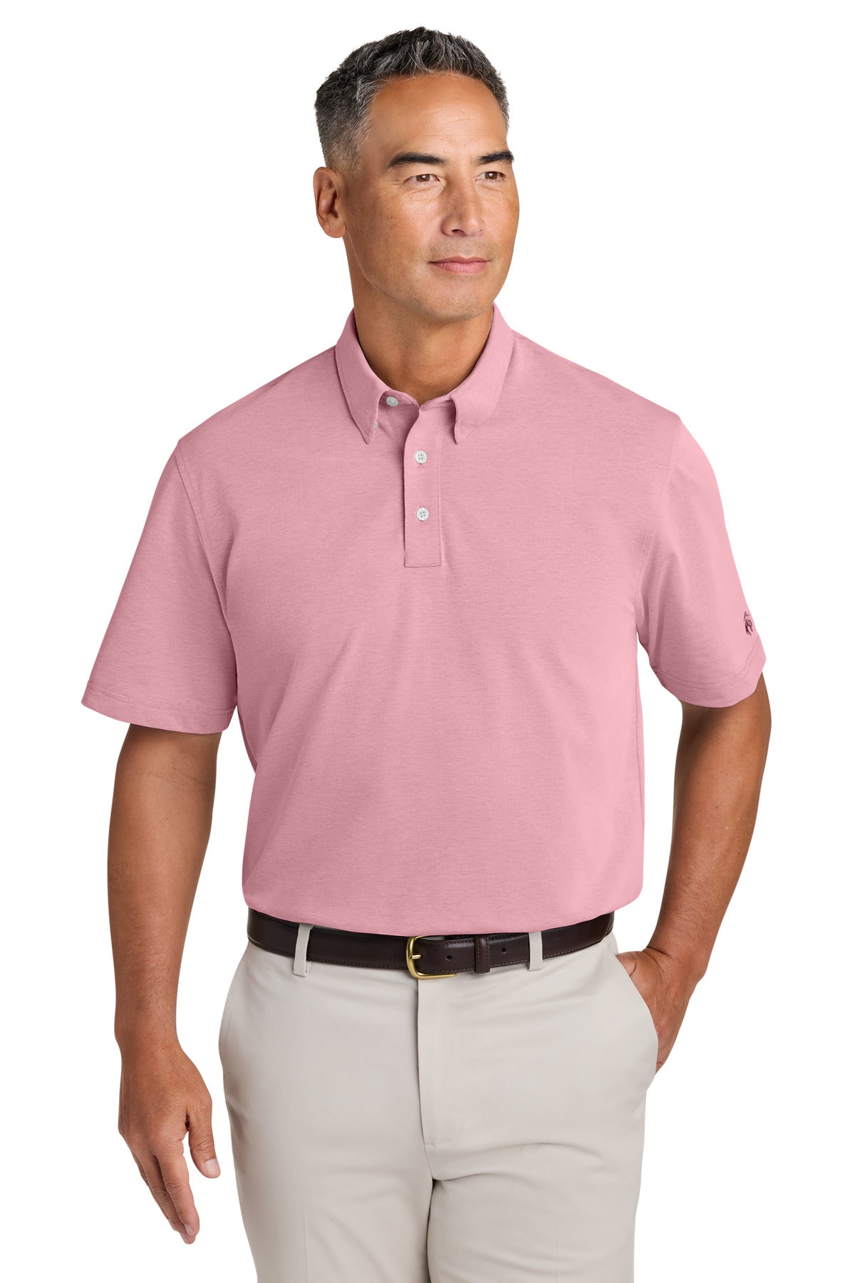 Brooks Brothers Pinpoint Pique Dress Polo - Crimson End On End