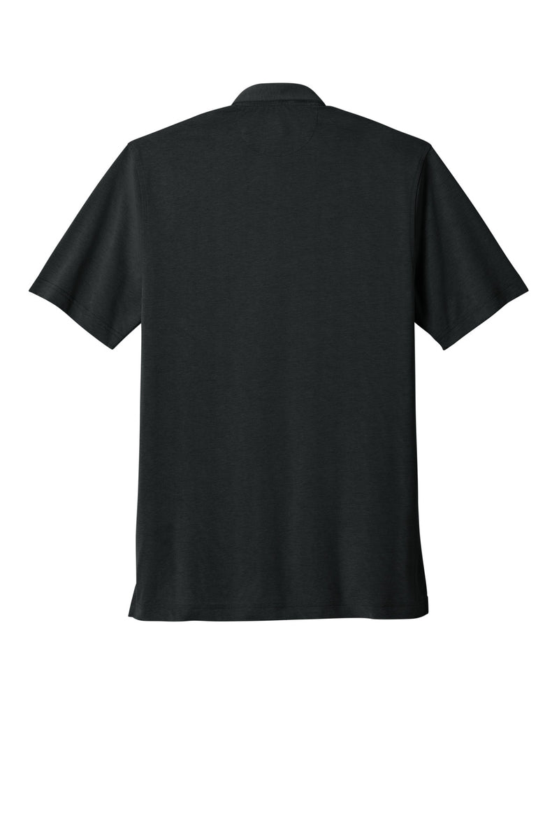 Brooks Brothers Pinpoint Pique Dress Polo - Deep Black