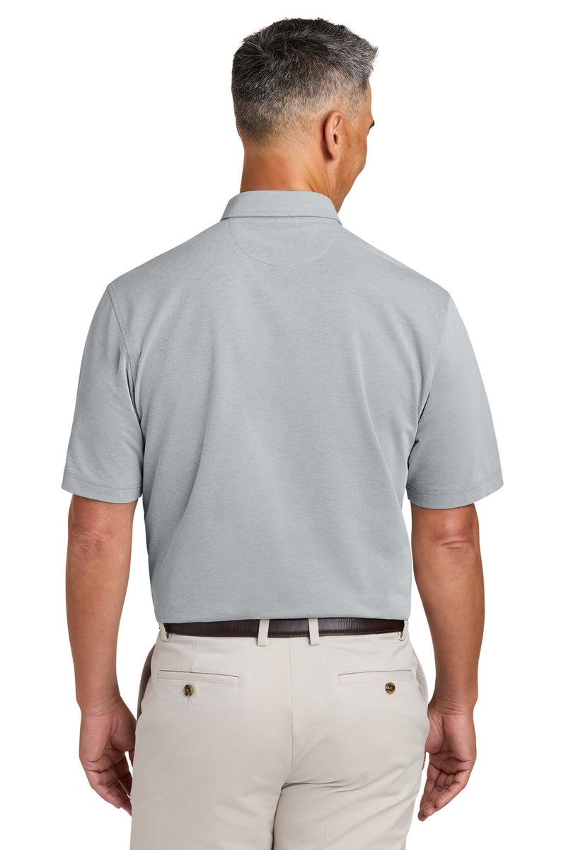 Brooks Brothers Pinpoint Pique Dress Polo - Grey End On End