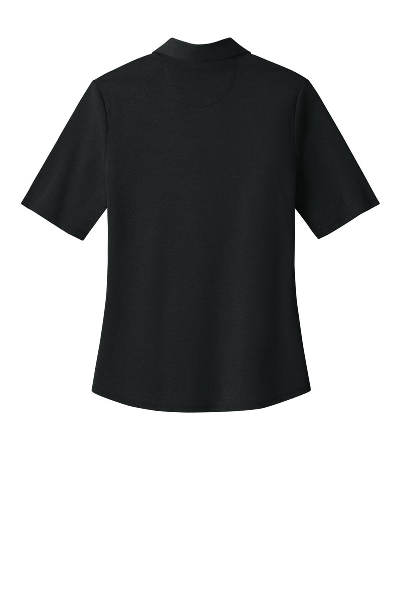 Brooks Brothers Women's Pinpoint Pique Polo - Deep Black