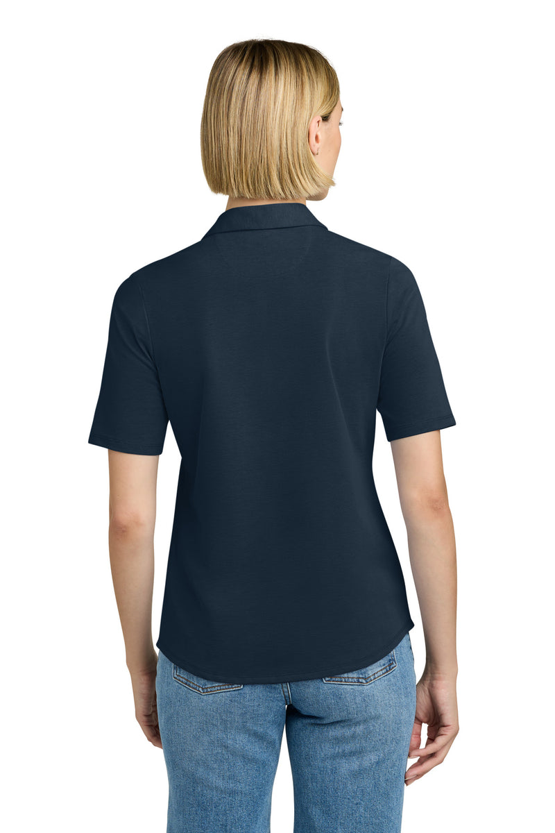 Brooks Brothers Women's Pinpoint Pique Polo - Navy Blazer
