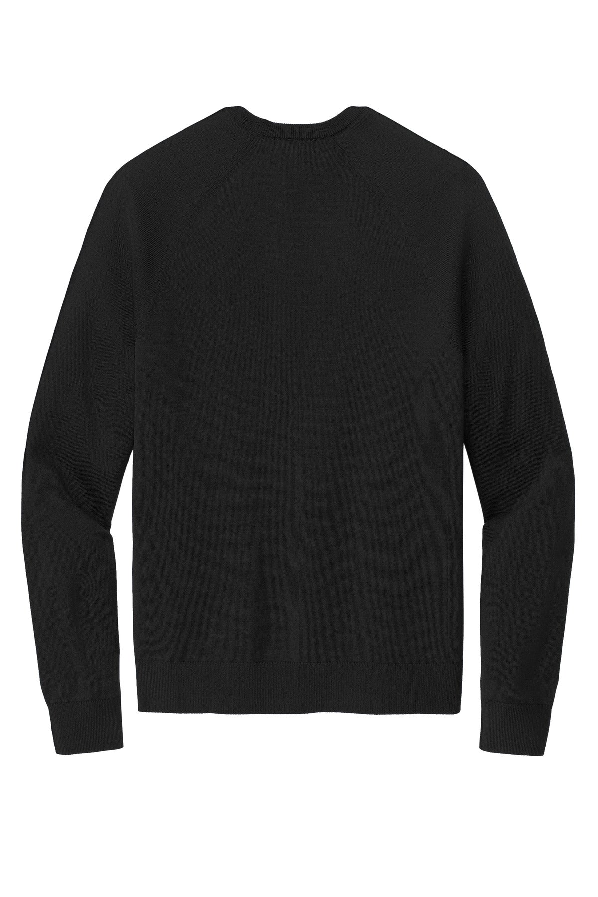 Brooks Brothers Cotton Stretch V-Neck Sweater - Deep Black