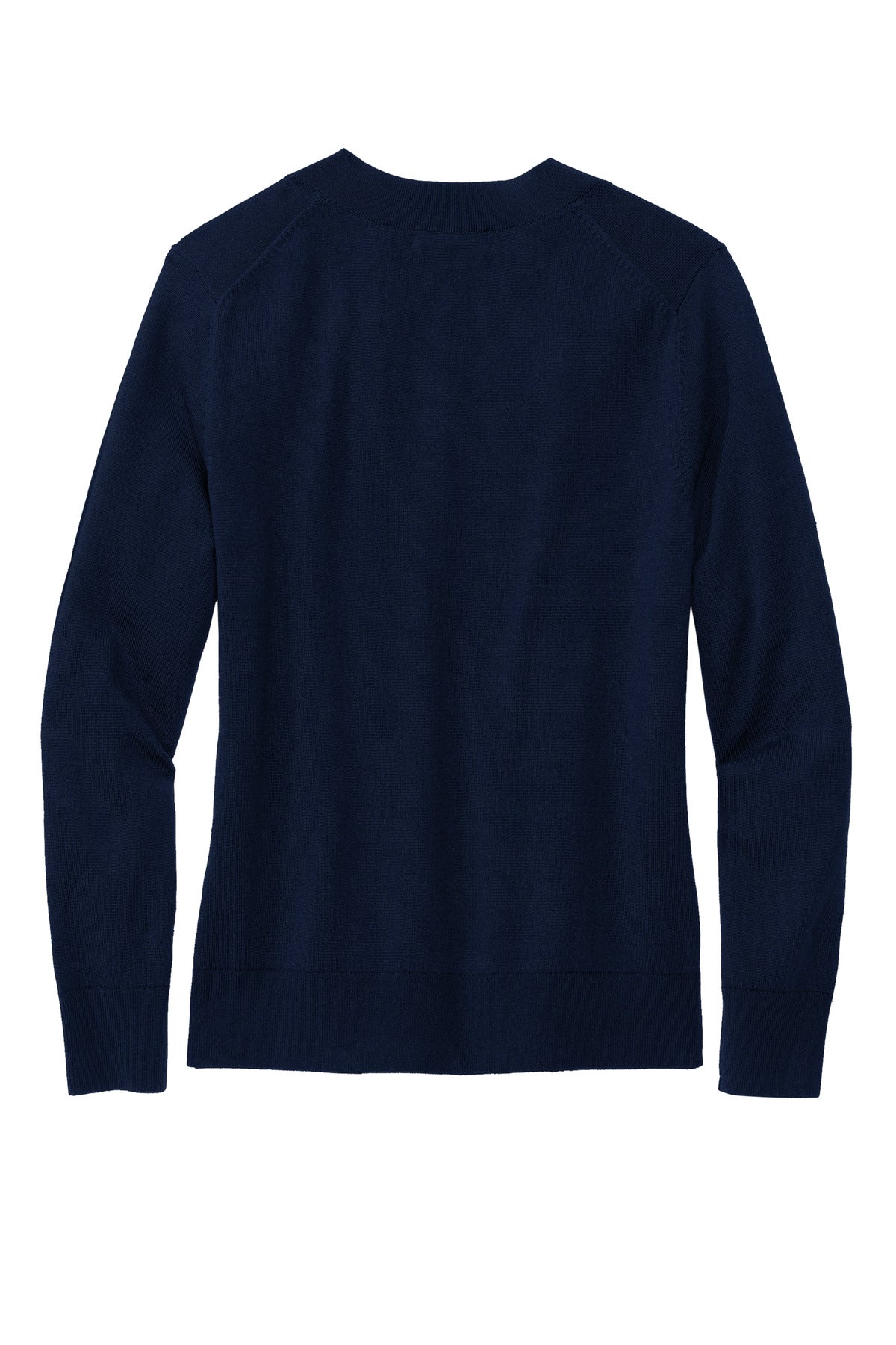 Brooks Brothers Women's Cotton Stretch V-Neck Sweater - Navy Blazer