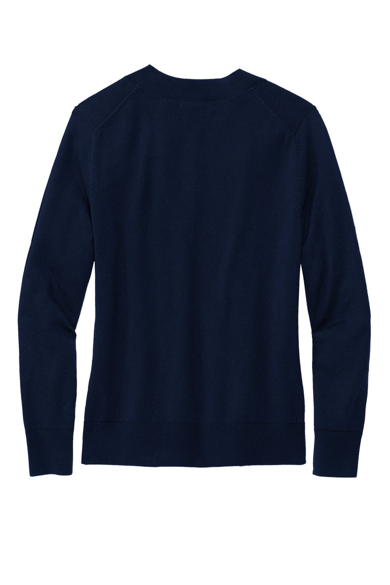 Brooks Brothers Women's Cotton Stretch V-Neck Sweater - Navy Blazer