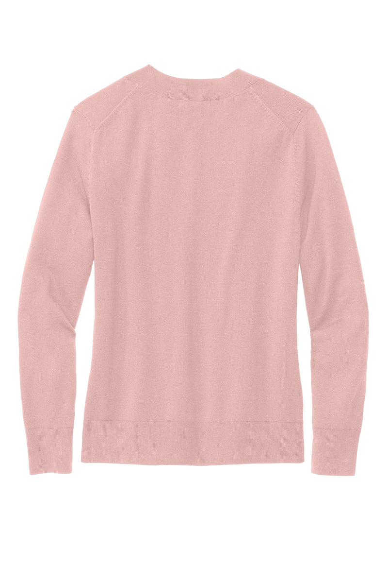 Brooks Brothers Women's Cotton Stretch V-Neck Sweater - Pearl Pink