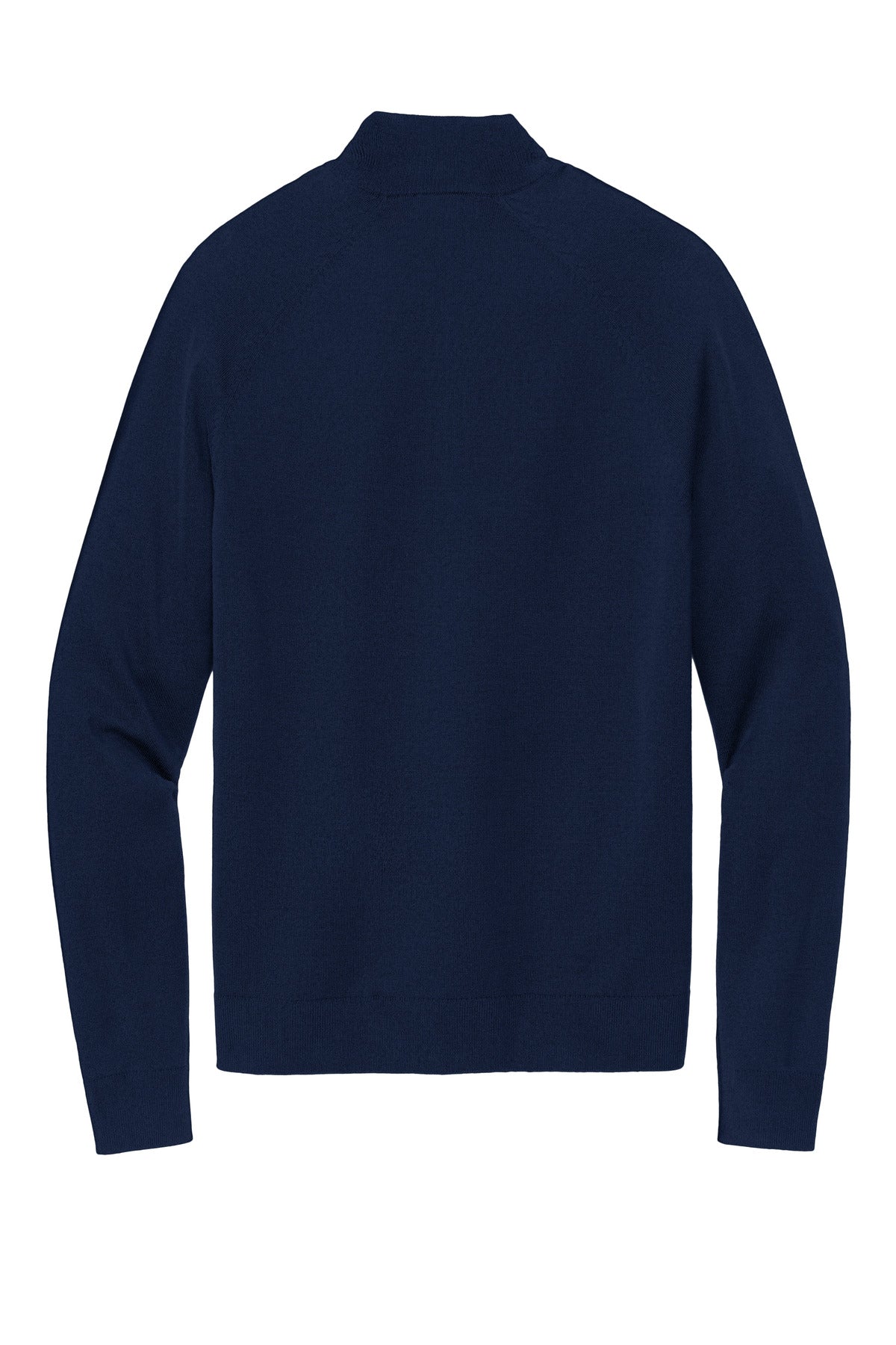 Brooks Brothers Cotton Stretch 1/4-Zip Sweater - Navy Blazer