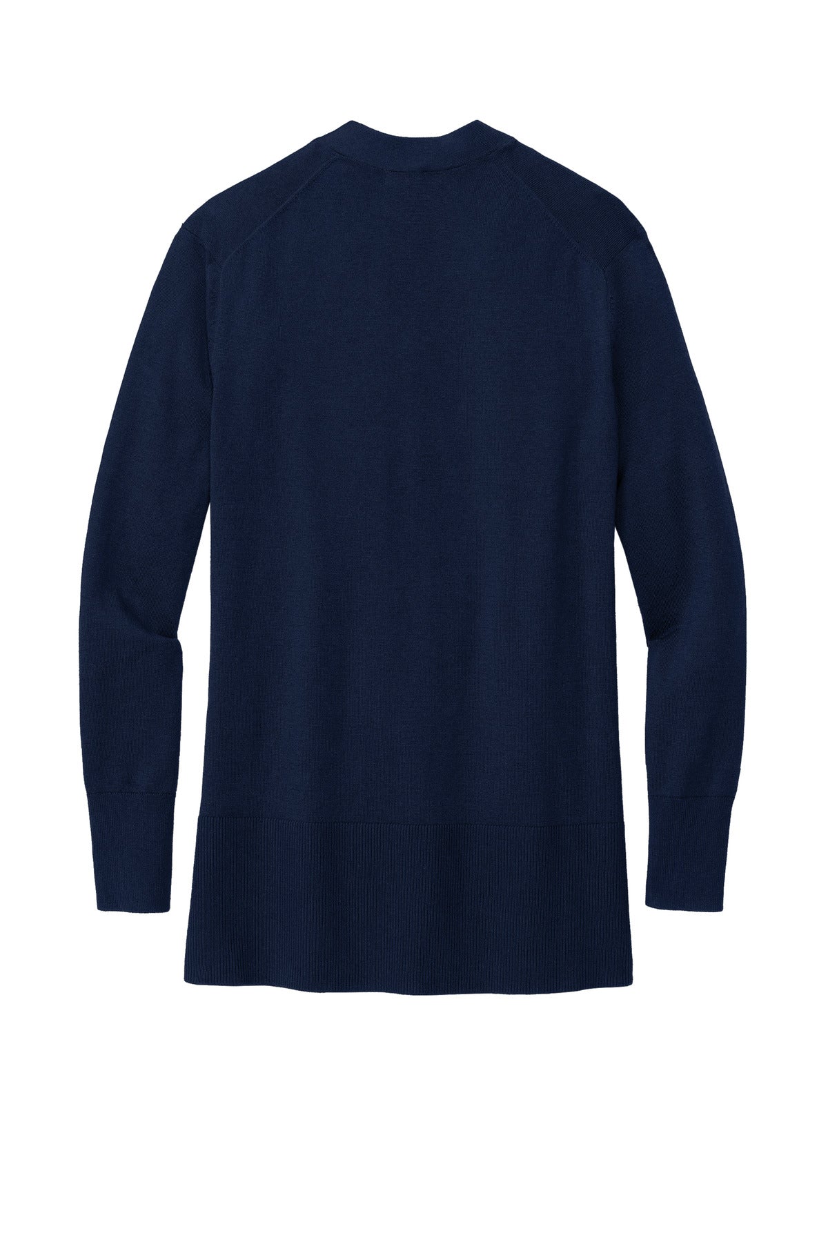 Brooks Brothers Women's Cotton Stretch Long Cardigan Sweater - Navy Blazer