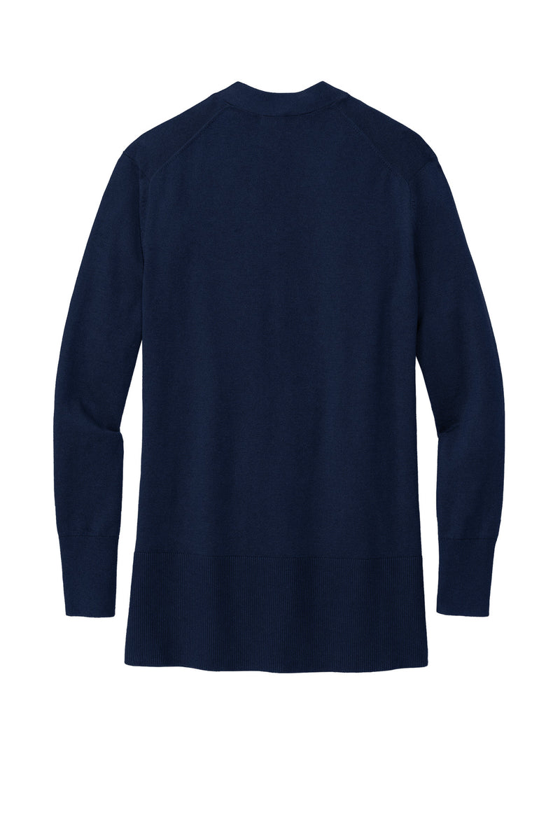 Brooks Brothers Women's Cotton Stretch Long Cardigan Sweater - Navy Blazer