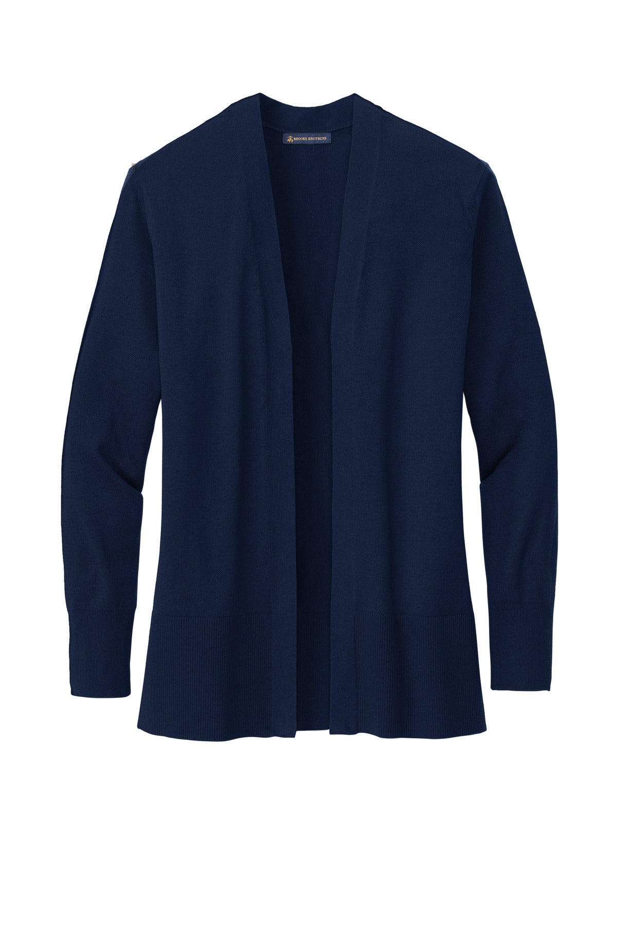 Brooks Brothers Women's Cotton Stretch Long Cardigan Sweater - Navy Blazer