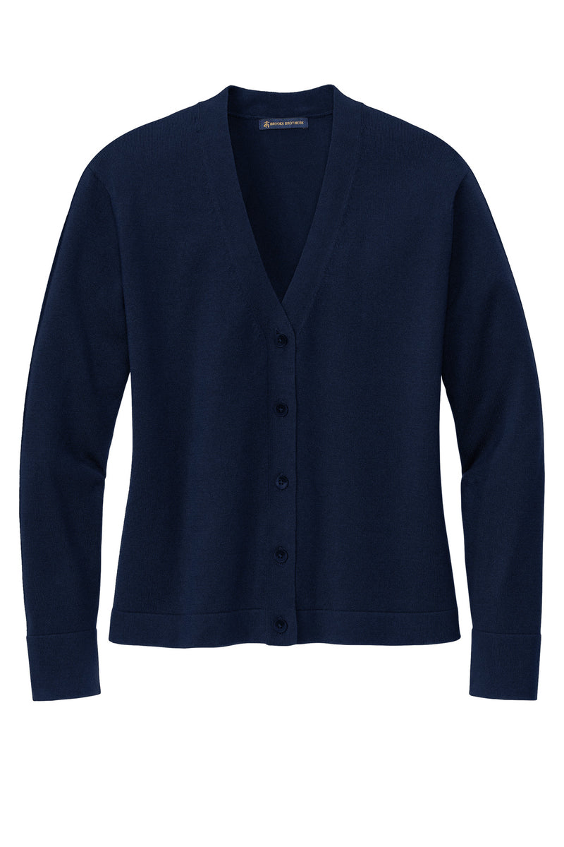 Brooks Brothers Women's Cotton Stretch Cardigan Sweater - Navy Blazer
