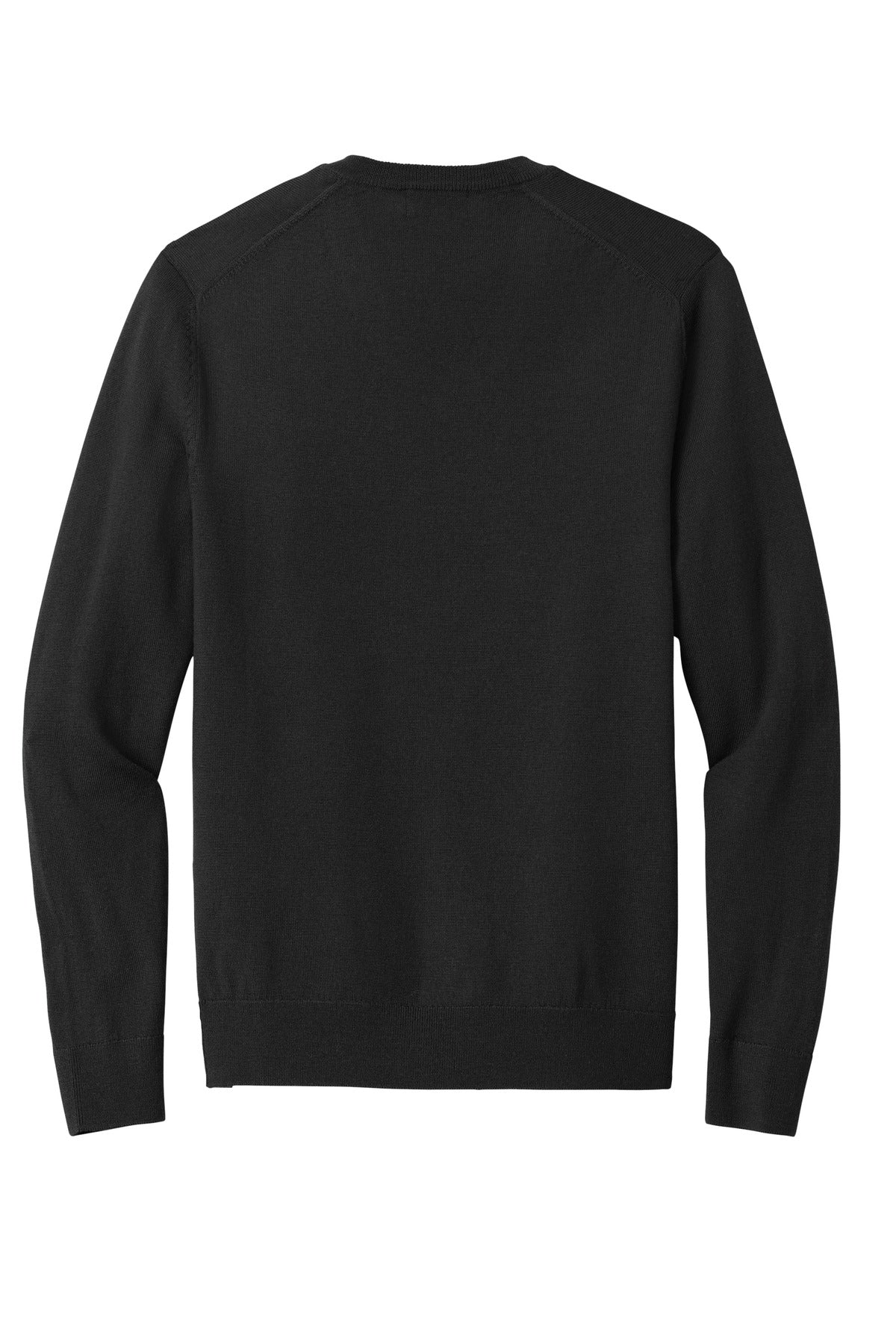 Brooks Brothers Washable Merino V-Neck Sweater - Deep Black