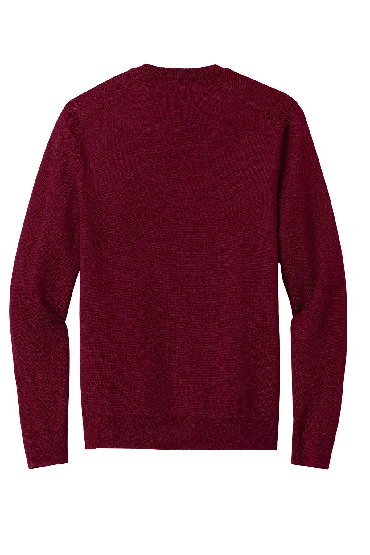 Brooks Brothers Washable Merino V-Neck Sweater - Vintage Port