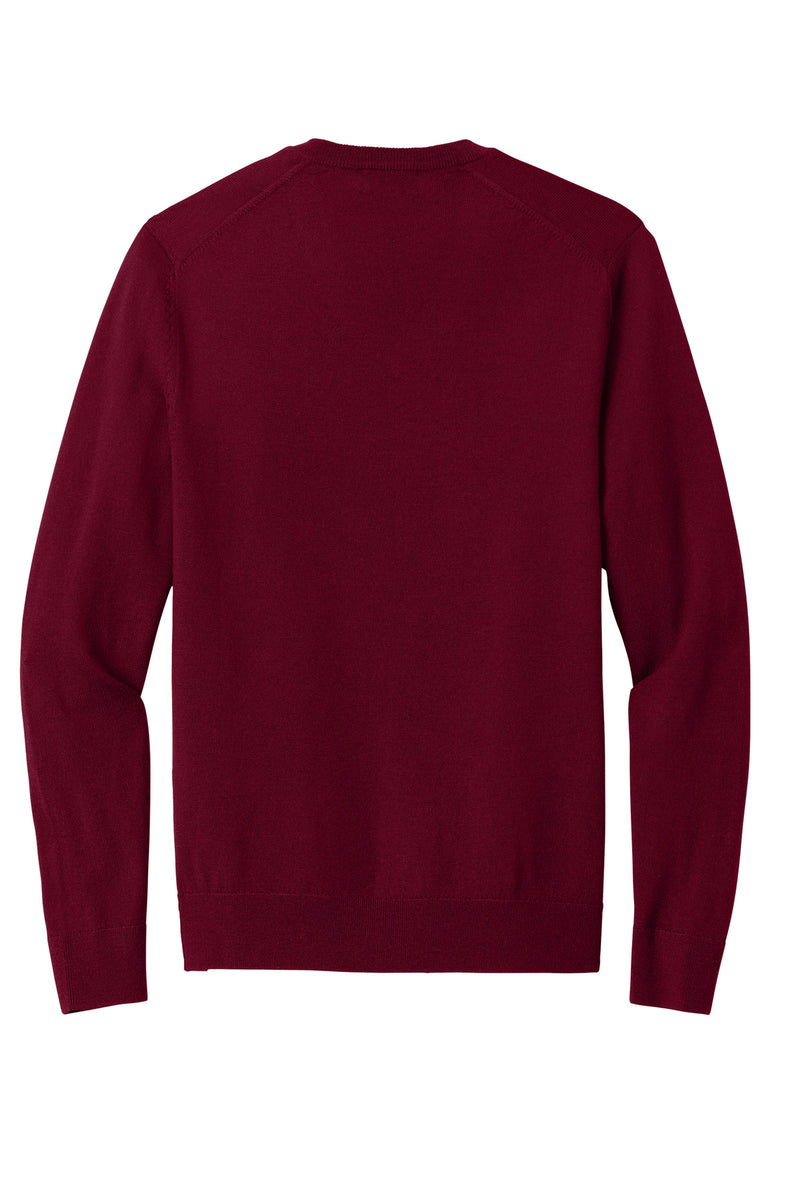 Brooks Brothers Washable Merino V-Neck Sweater - Vintage Port