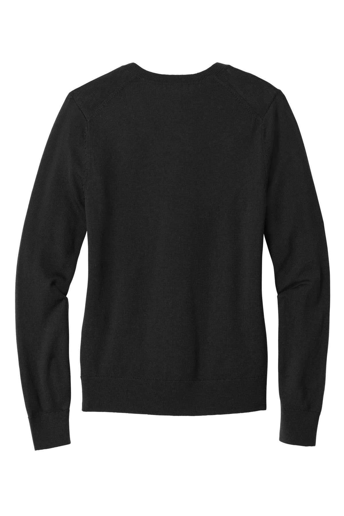 Brooks Brothers Women's Washable Merino V-Neck Sweater - Deep Black