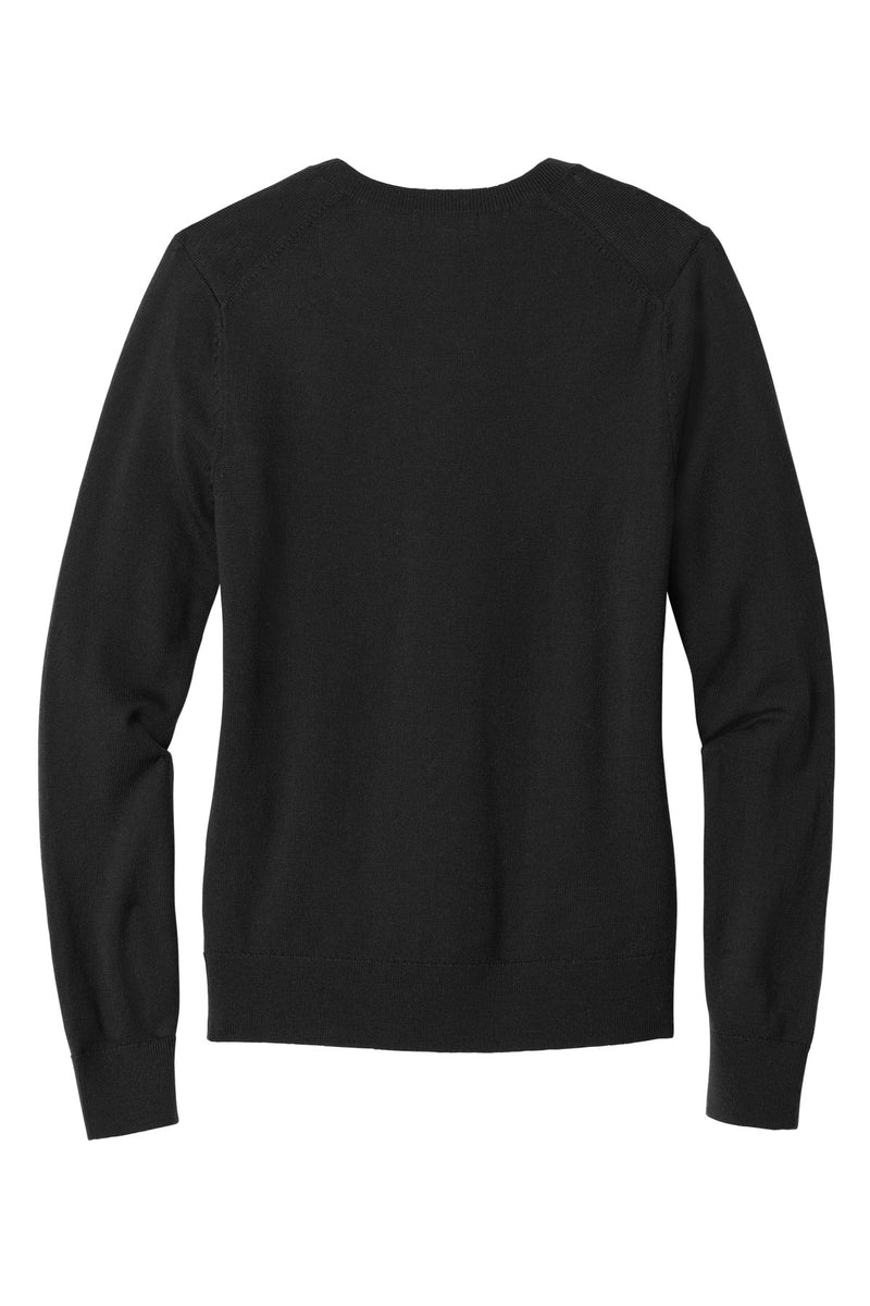 Brooks Brothers Women's Washable Merino V-Neck Sweater - Deep Black