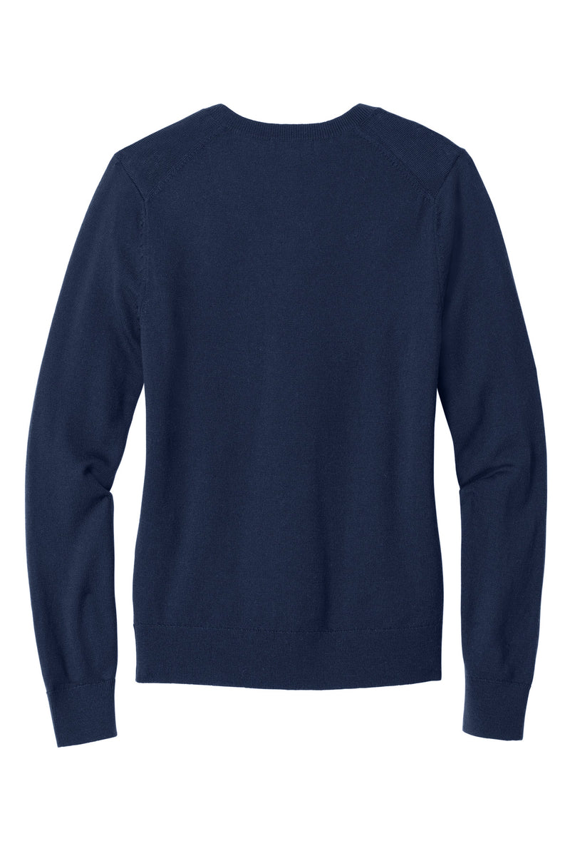 Brooks Brothers Women's Washable Merino V-Neck Sweater - Navy Blazer