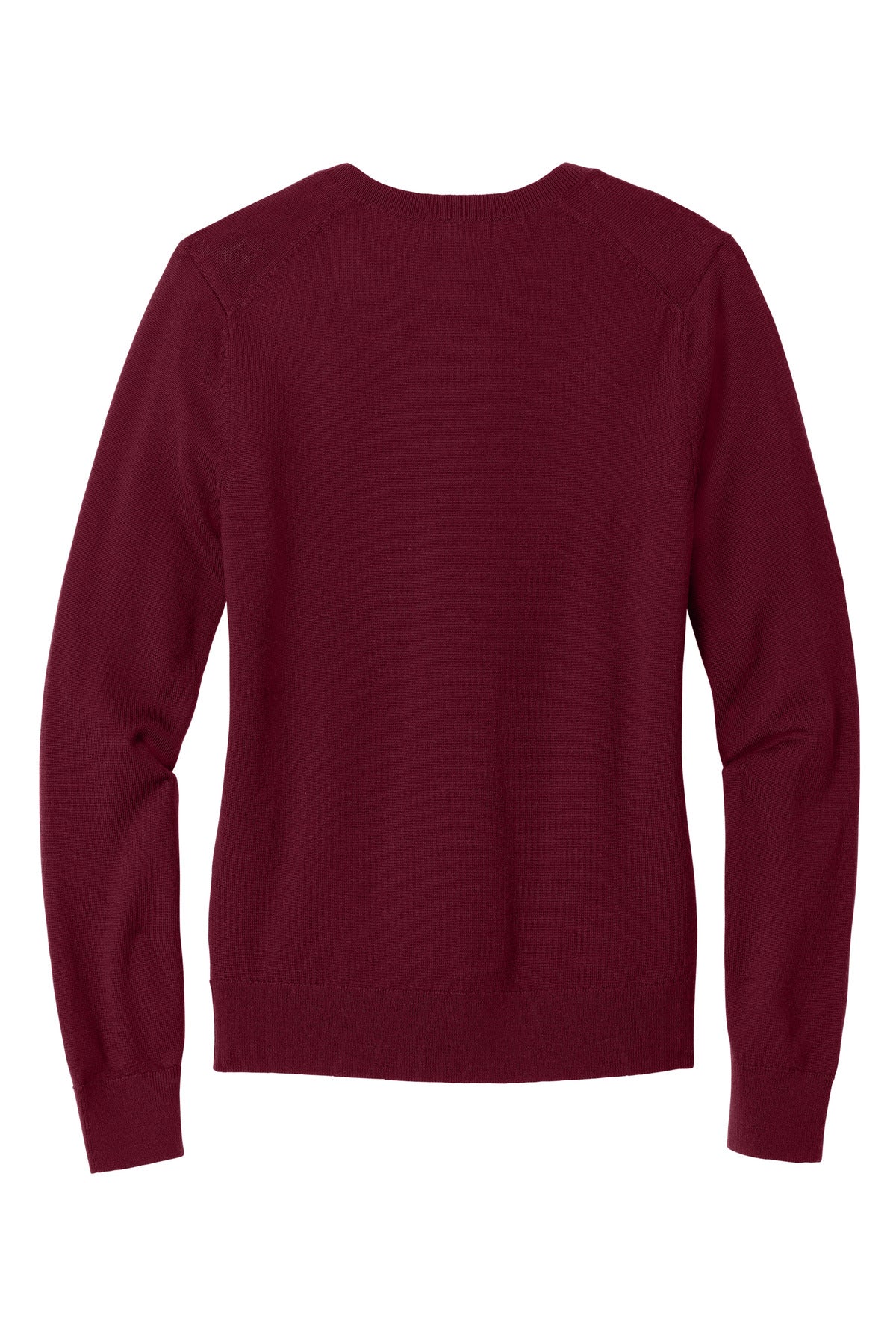 Brooks Brothers Women's Washable Merino V-Neck Sweater - Vintage Port