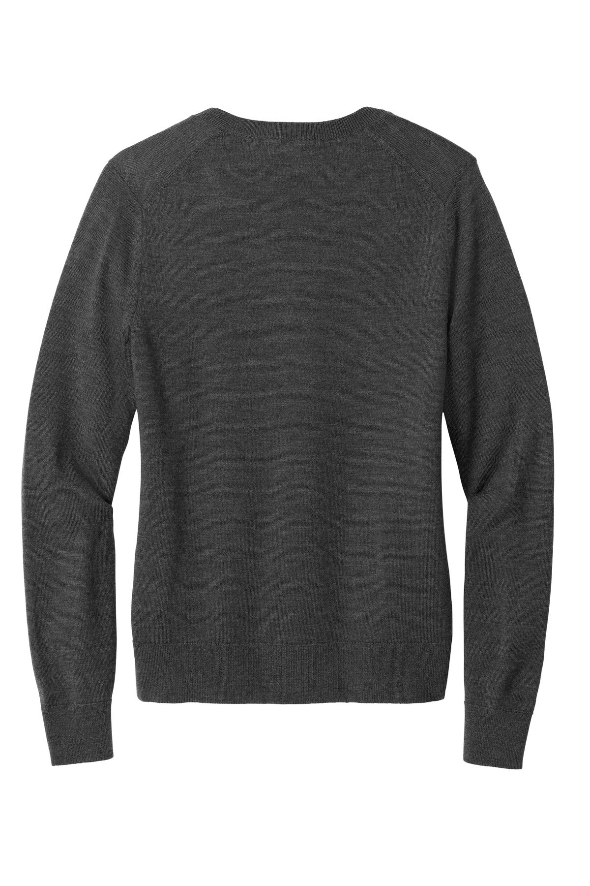 Brooks Brothers Women's Washable Merino V-Neck Sweater - Windsor Grey Heather