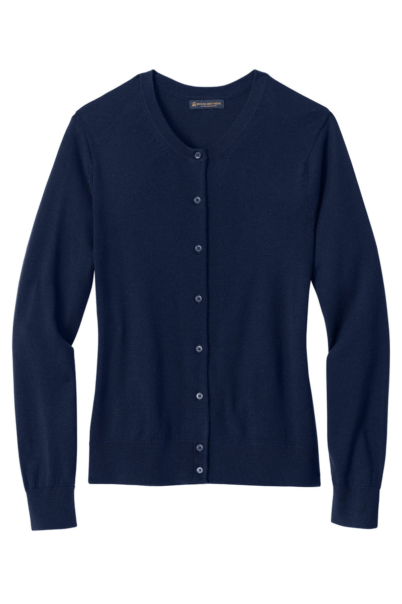 Brooks Brothers Women's Washable Merino Cardigan Sweater - Navy Blazer
