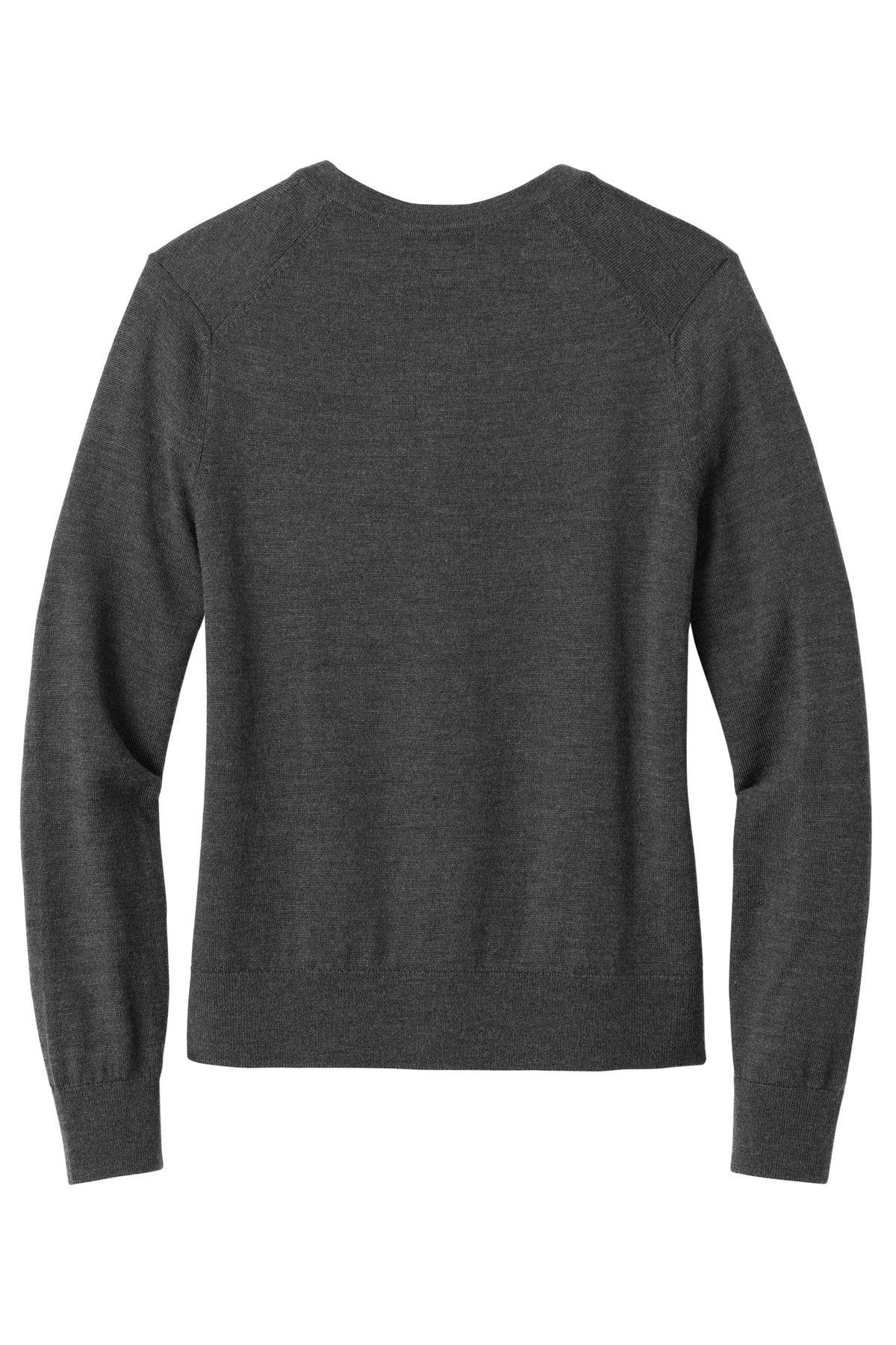 Brooks Brothers Women's Washable Merino Cardigan Sweater - Windsor Grey Heather