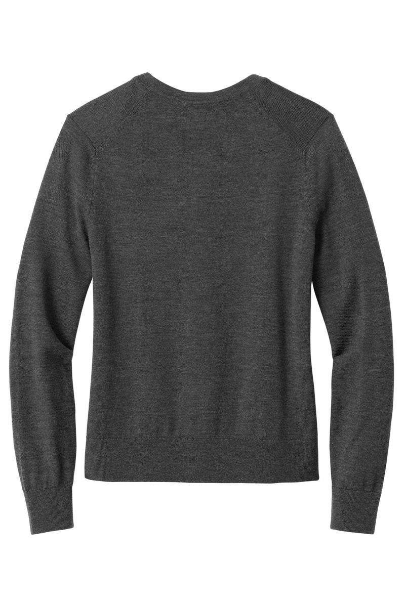 Brooks Brothers Women's Washable Merino Cardigan Sweater - Windsor Grey Heather
