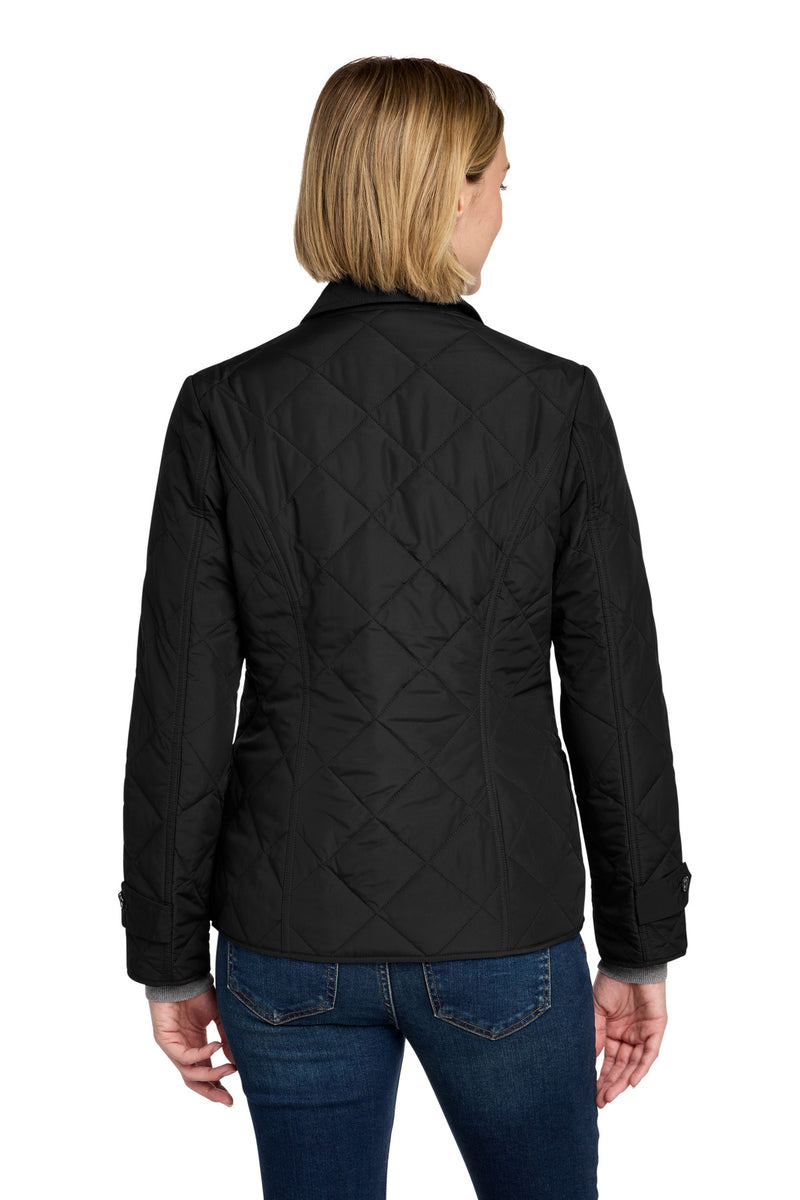 Brooks Brothers Women's Quilted Jacket - Deep Black