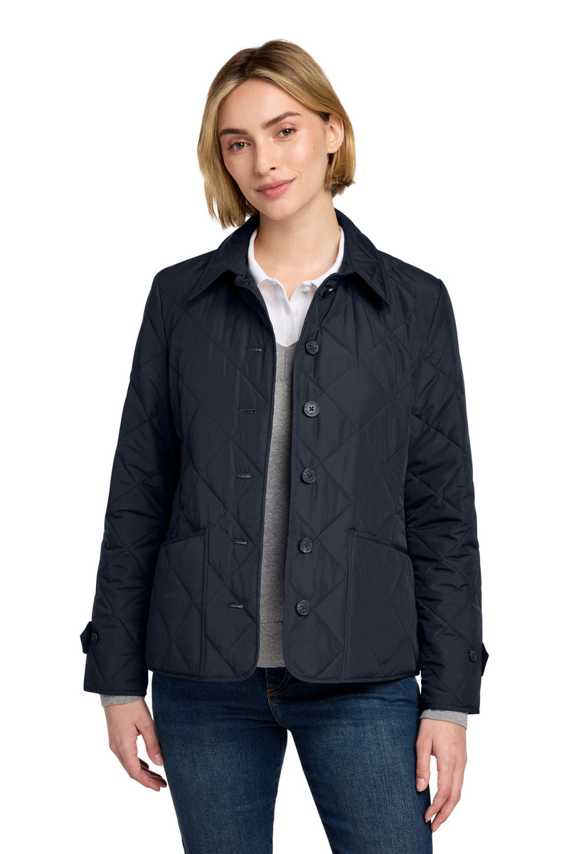 Brooks Brothers Women's Quilted Jacket - Night Navy