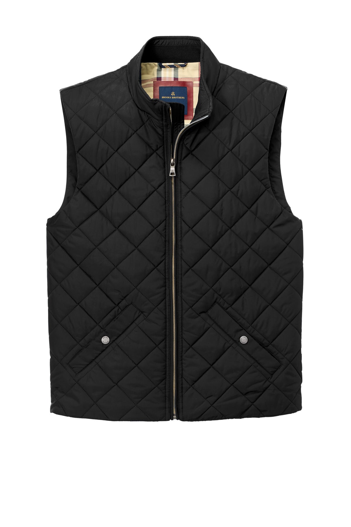 Brooks Brothers Quilted Vest - Deep Black