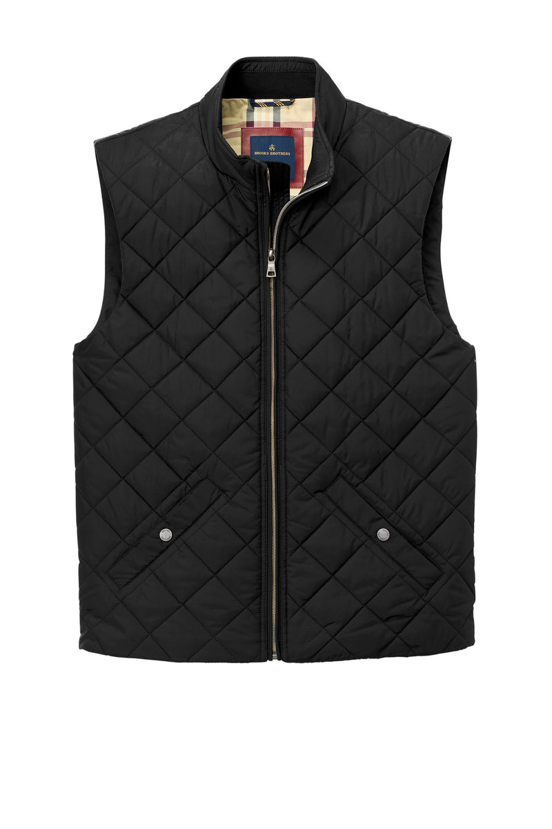 Brooks Brothers Quilted Vest - Deep Black