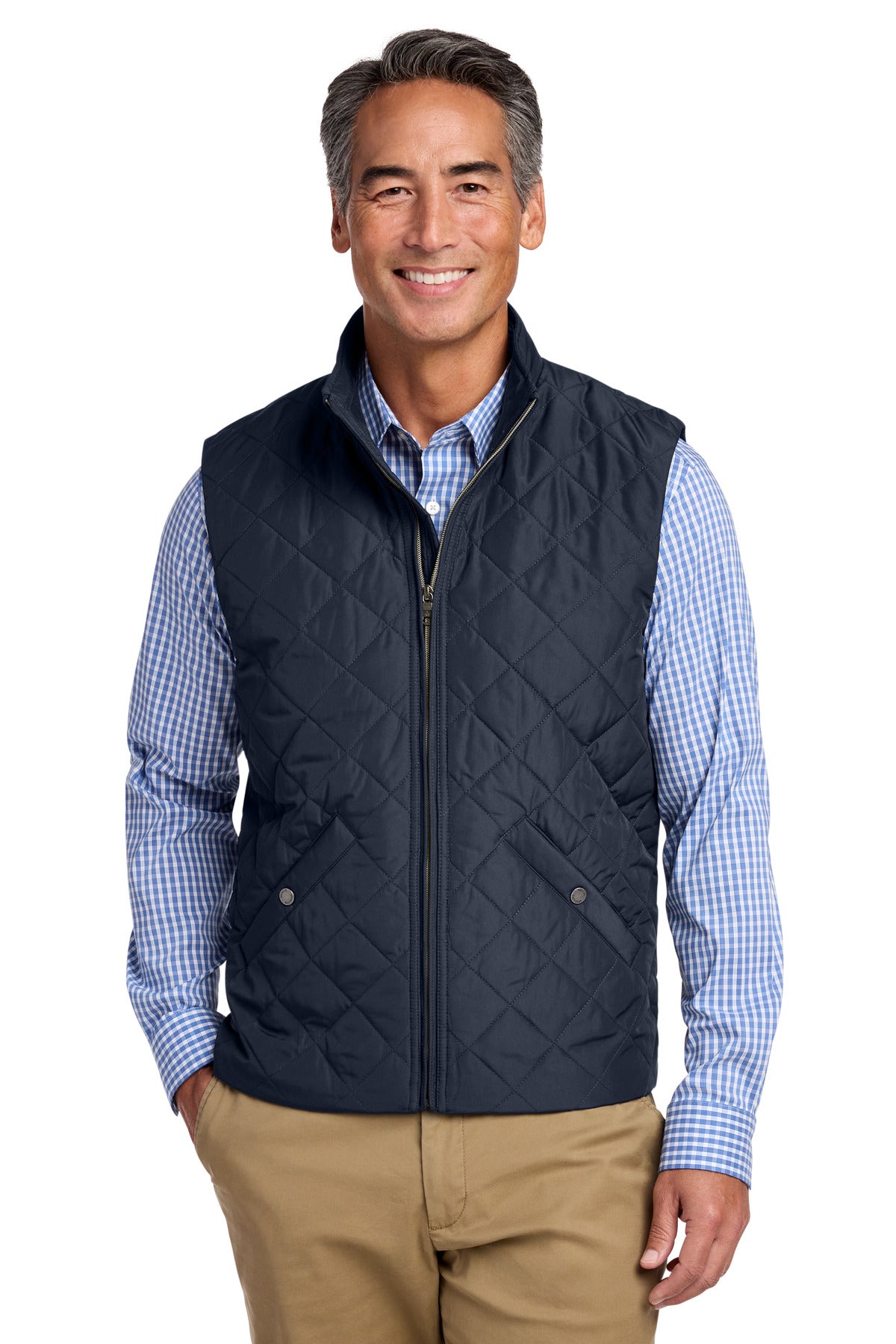 Brooks Brothers Quilted Vest - Night Navy