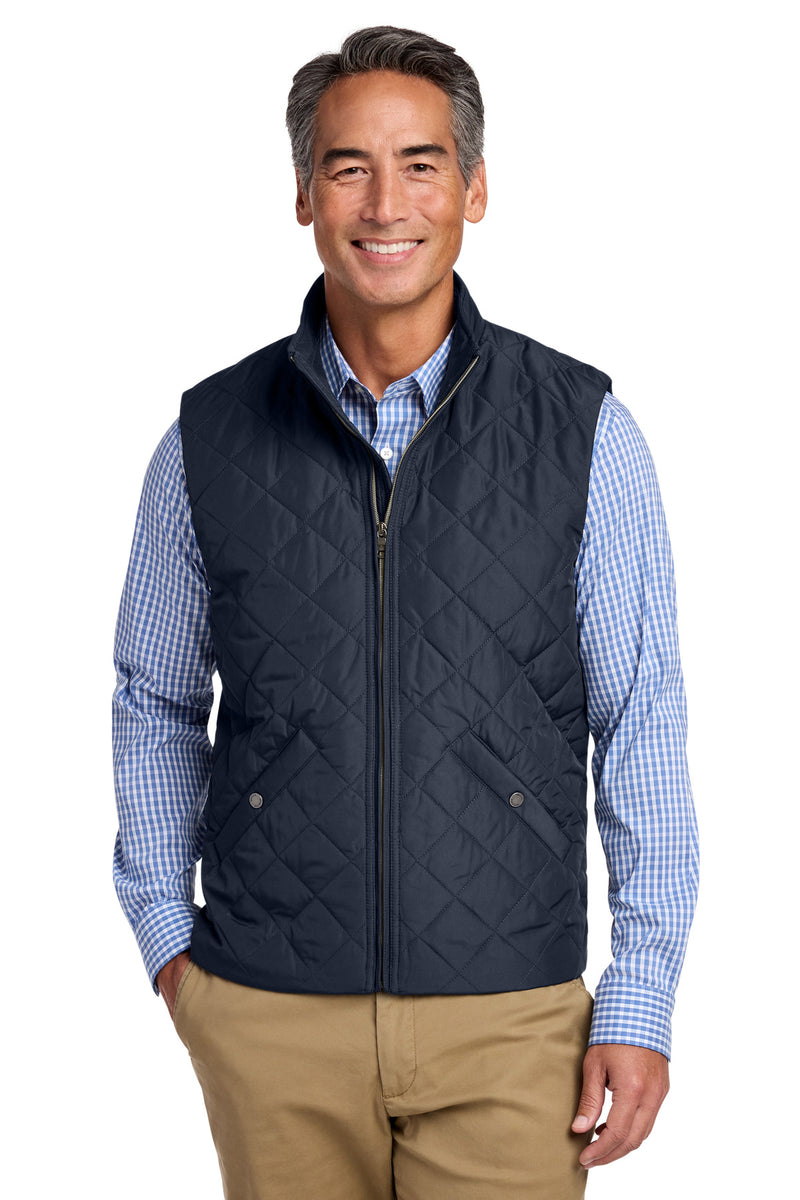 Brooks Brothers Quilted Vest - Night Navy