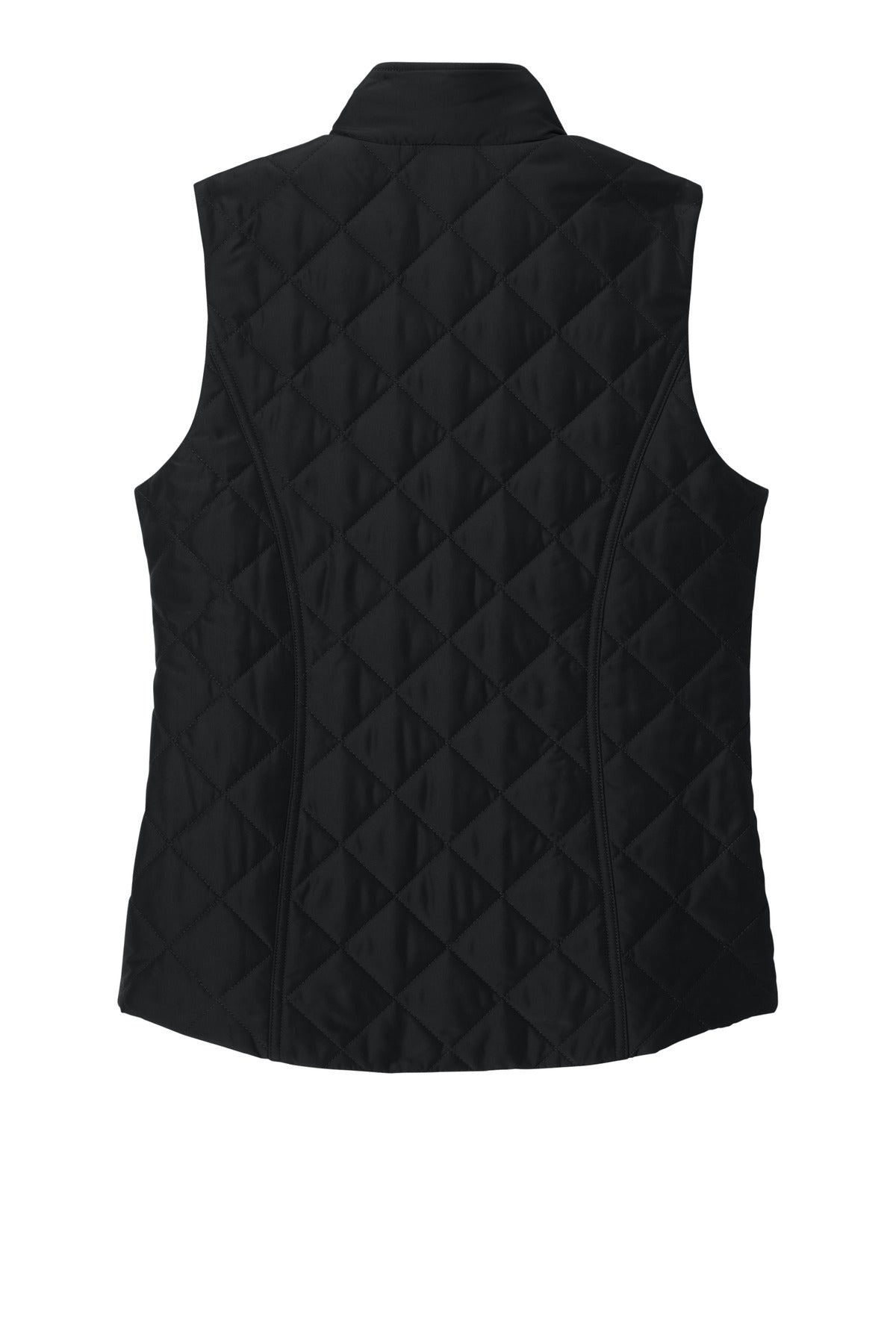 Brooks Brothers Women's Quilted Vest - Deep Black
