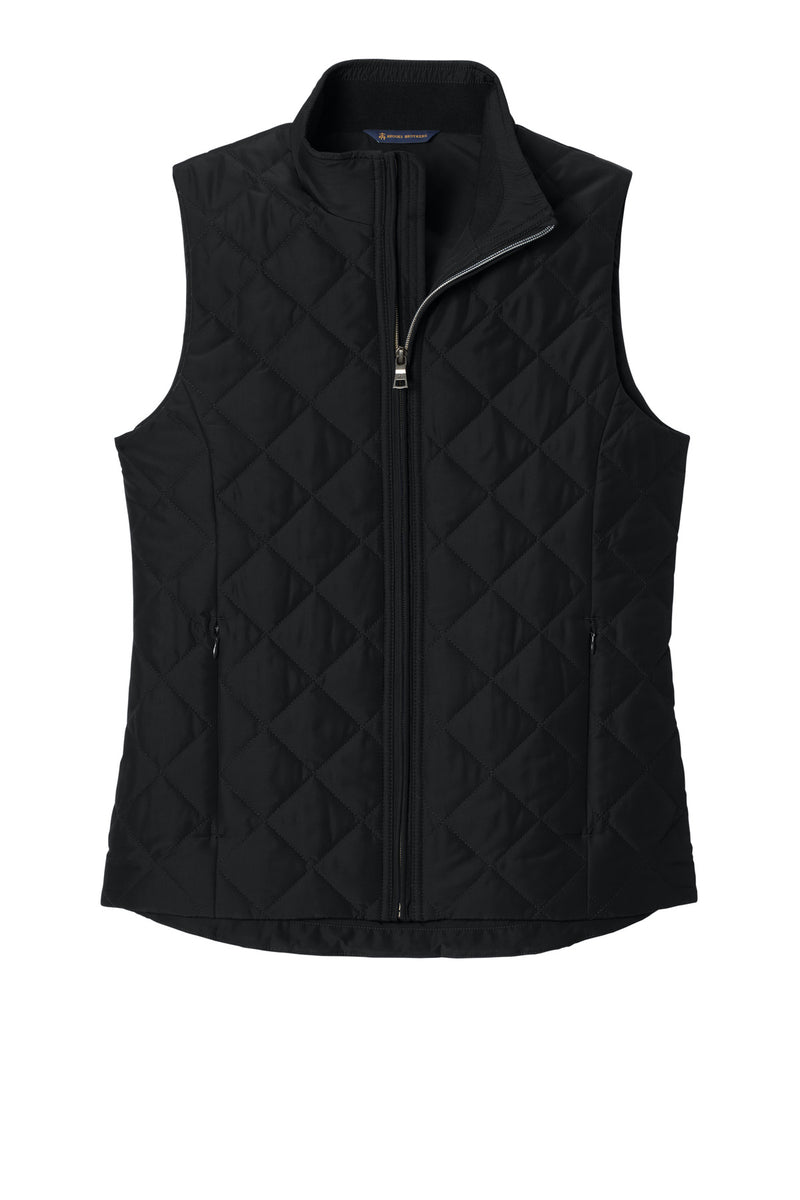 Brooks Brothers Women's Quilted Vest - Deep Black