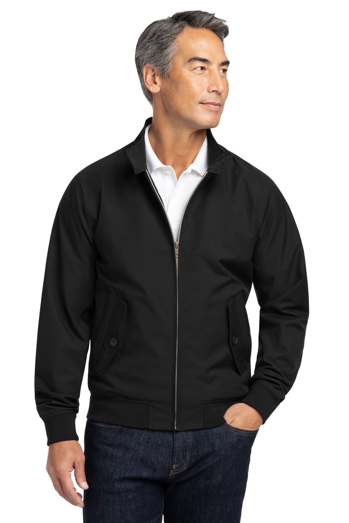 Brooks Brothers Bomber Jacket - Deep Black