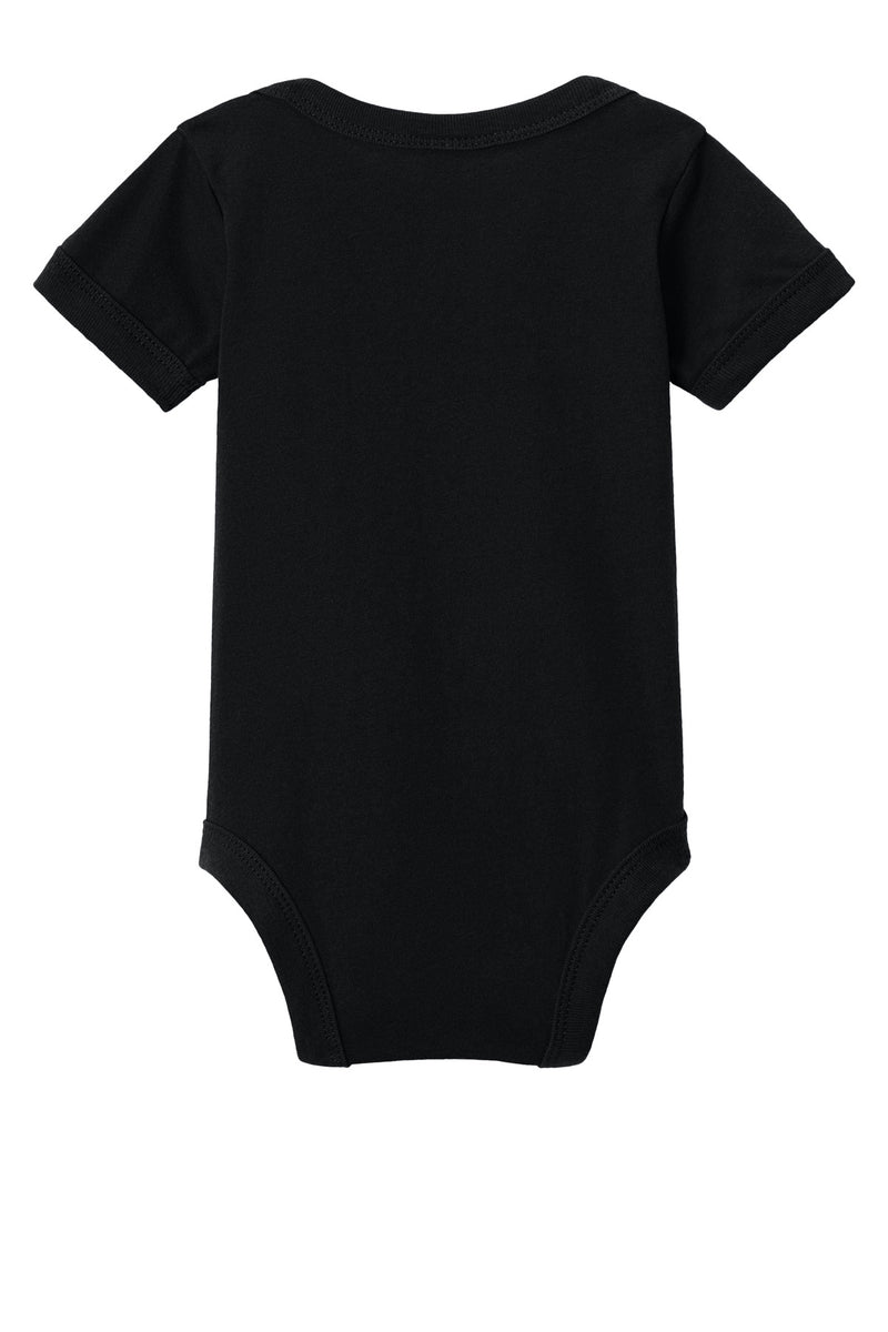 BELLA+CANVAS Infant Jersey Short Sleeve One Piece - Black