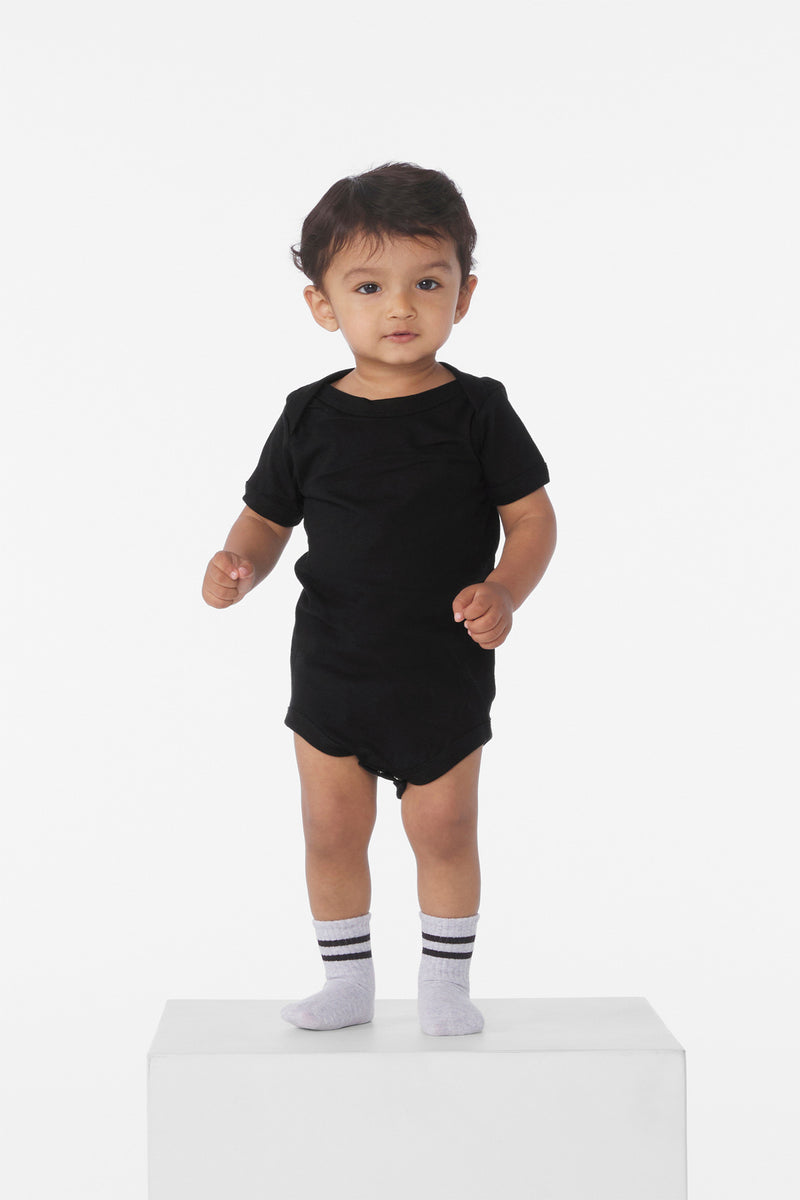 BELLA+CANVAS Infant Jersey Short Sleeve One Piece - Black