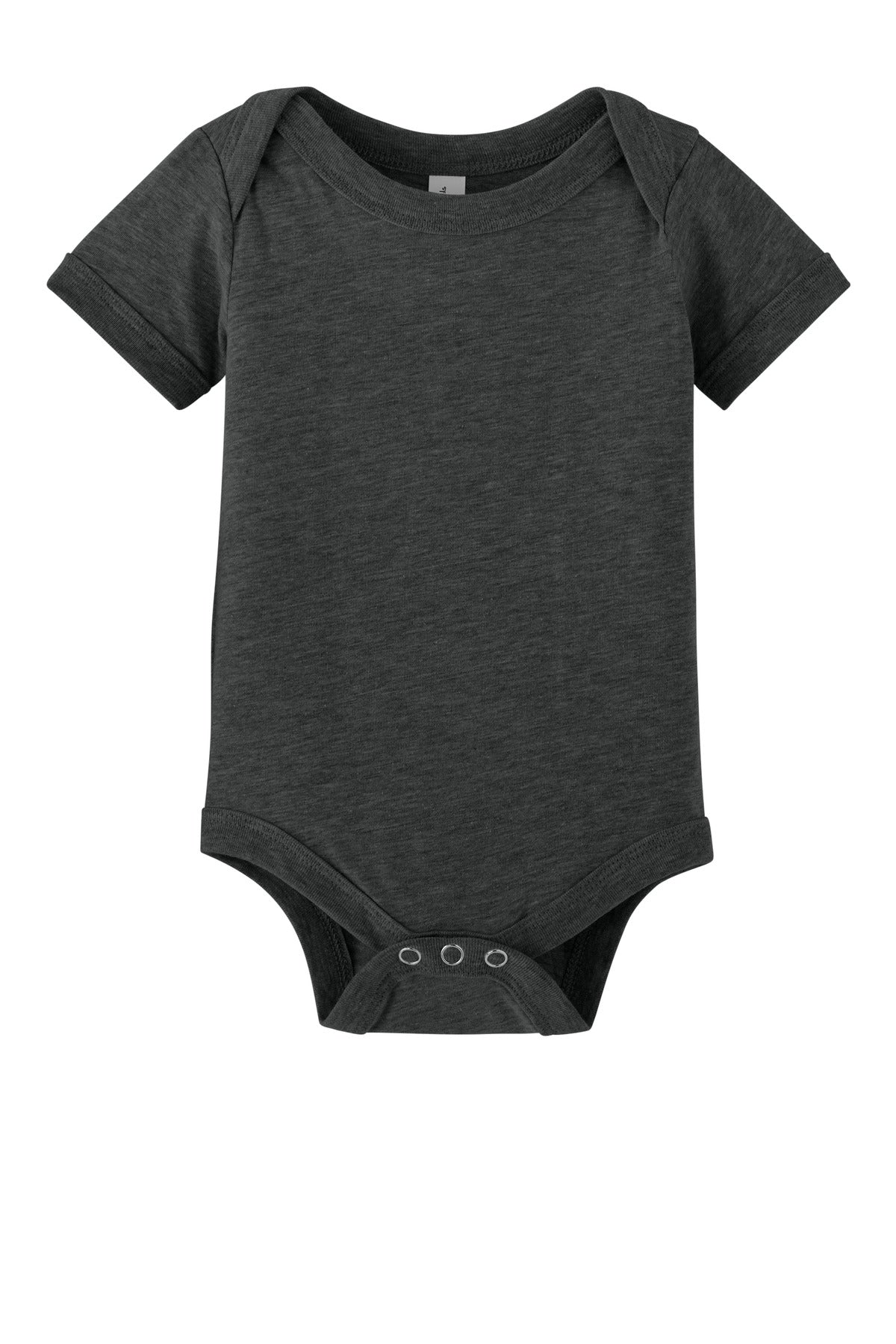 BELLA+CANVAS Infant Jersey Short Sleeve One Piece - Dark Grey Heather