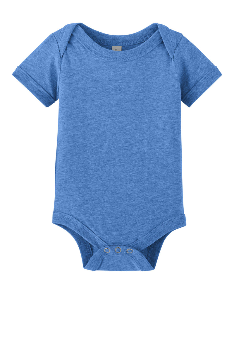 BELLA+CANVAS Infant Jersey Short Sleeve One Piece - Heather Columbia Blue