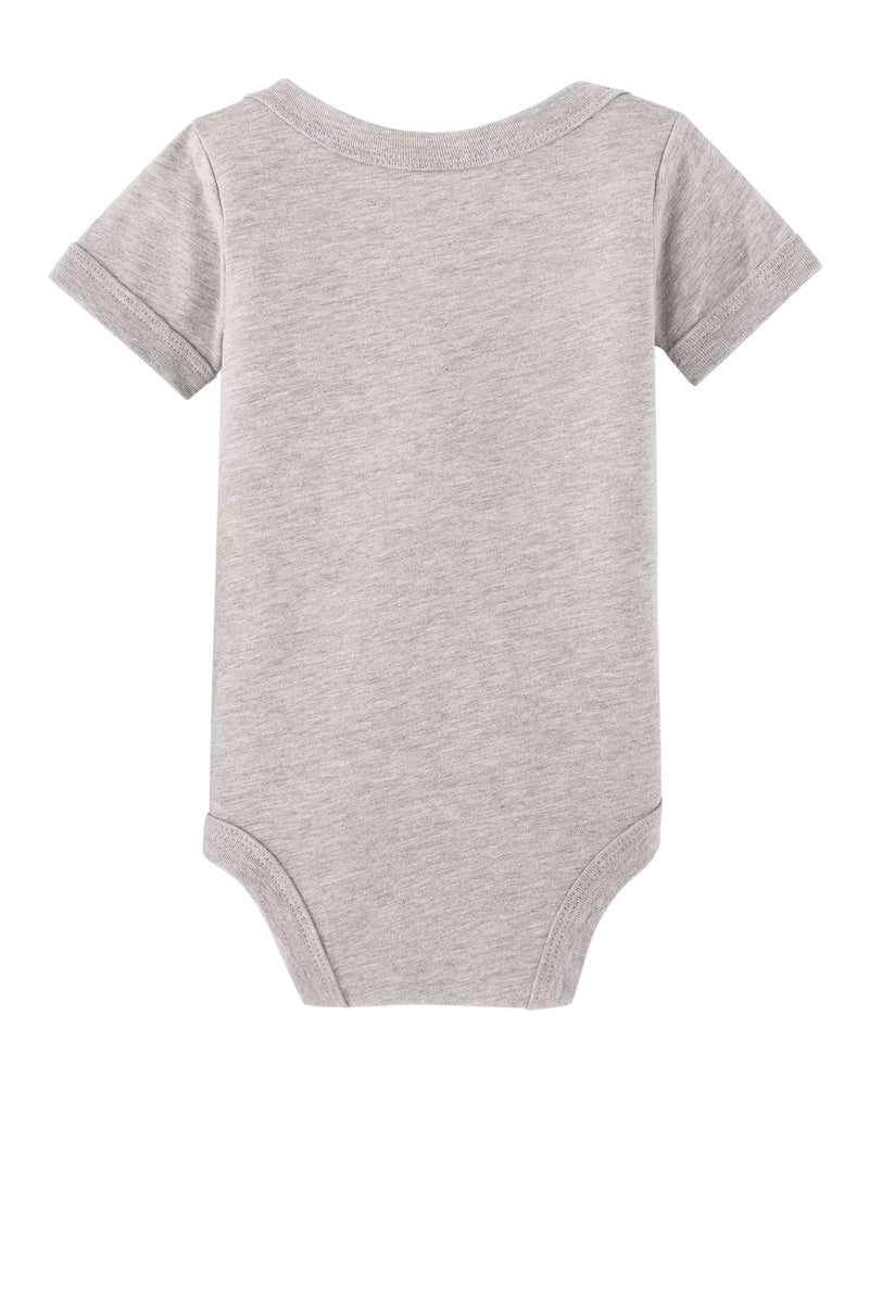 BELLA+CANVAS Infant Jersey Short Sleeve One Piece - Heather Dust