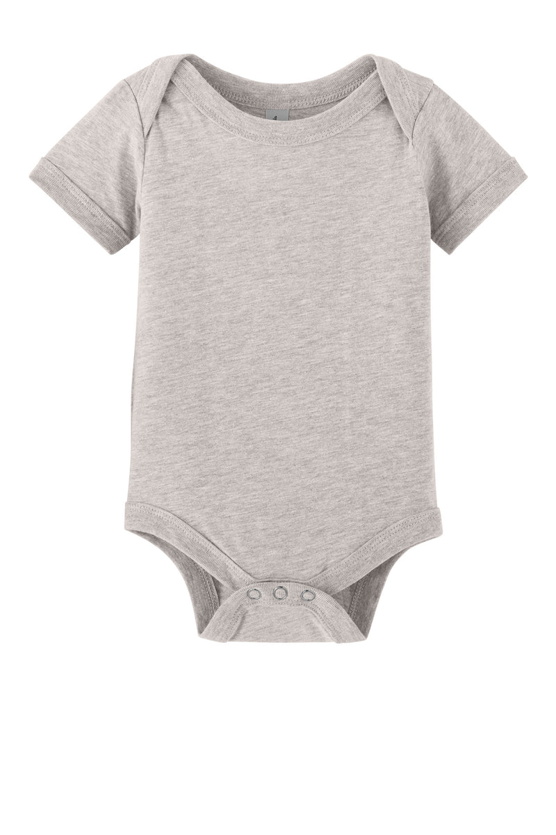 BELLA+CANVAS Infant Jersey Short Sleeve One Piece - Heather Dust