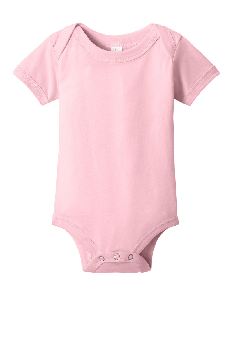 BELLA+CANVAS Infant Jersey Short Sleeve One Piece - Pink