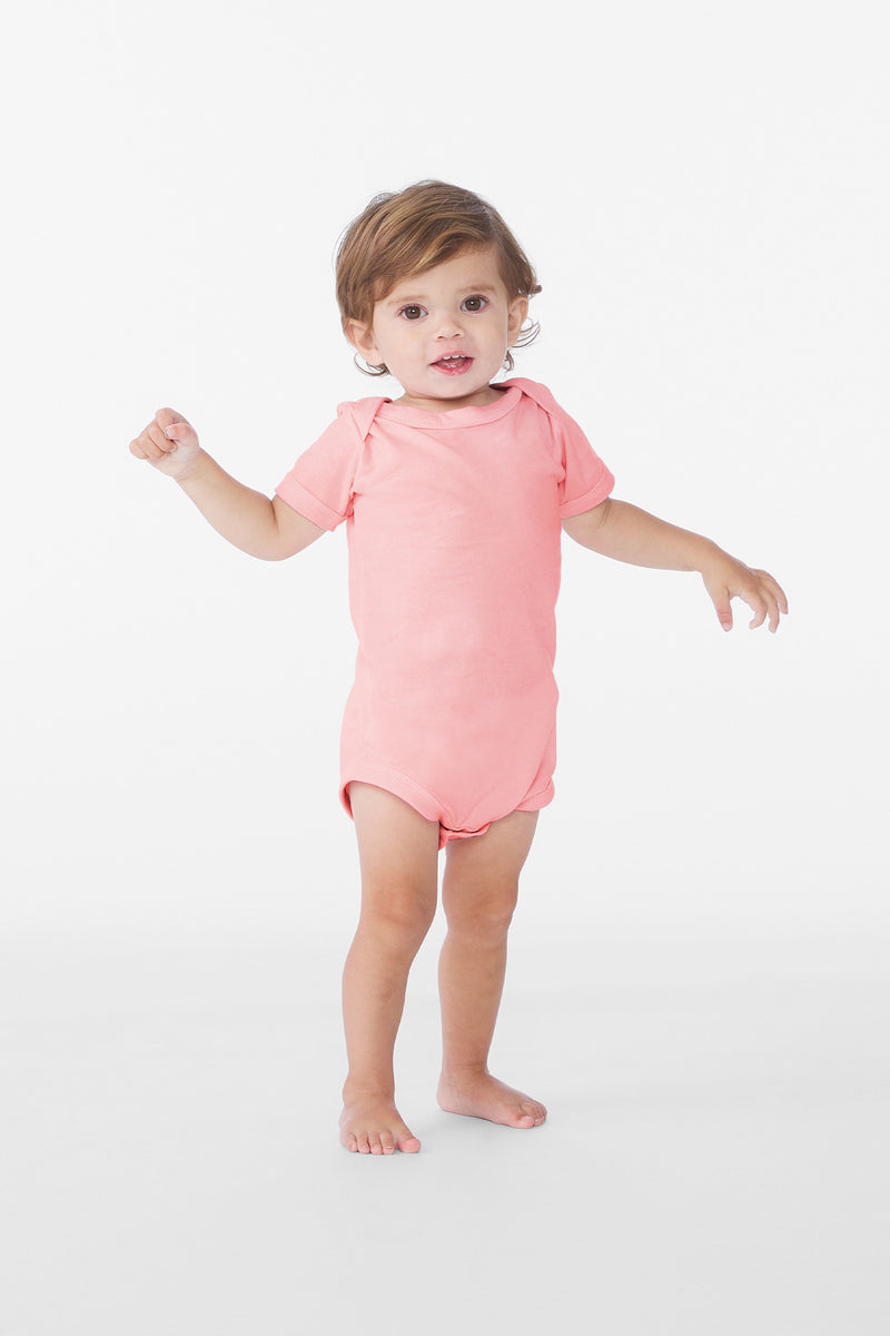 BELLA+CANVAS Infant Jersey Short Sleeve One Piece - Pink
