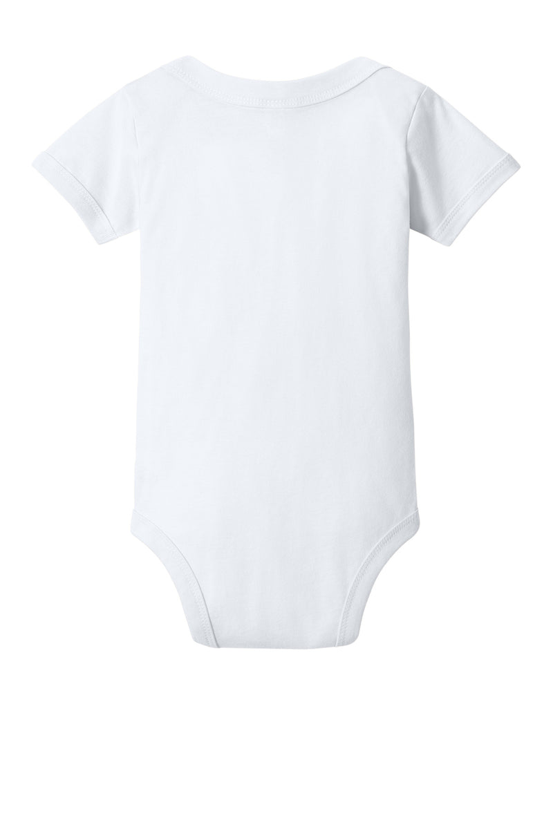 BELLA+CANVAS Infant Jersey Short Sleeve One Piece - White