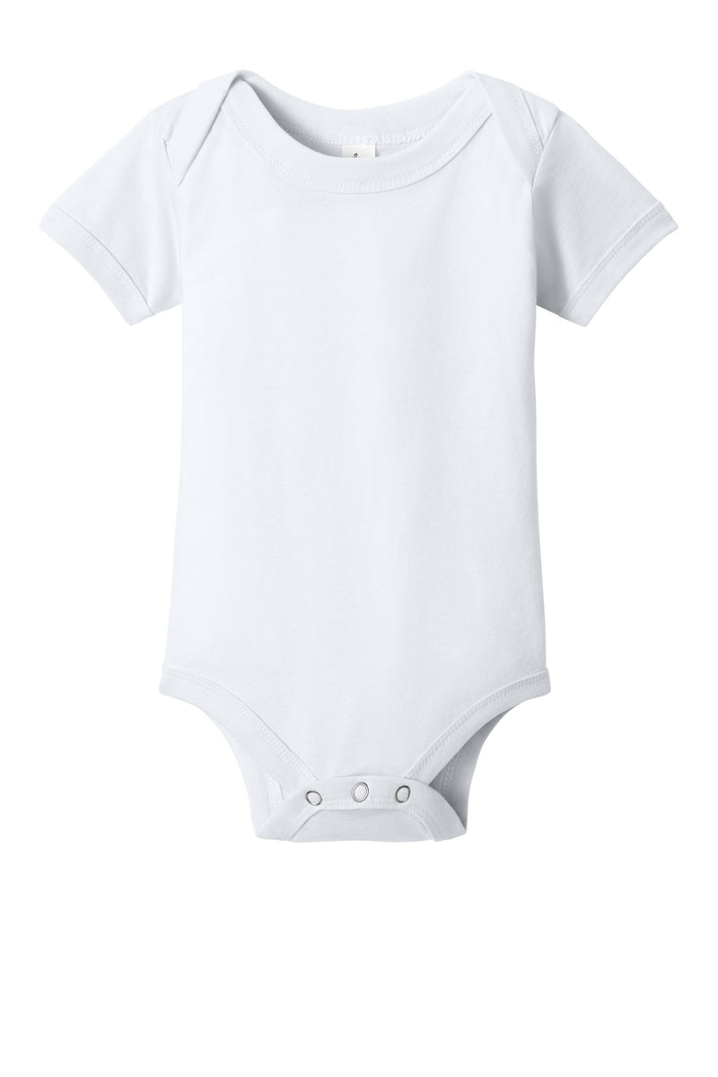 BELLA+CANVAS Infant Jersey Short Sleeve One Piece - White