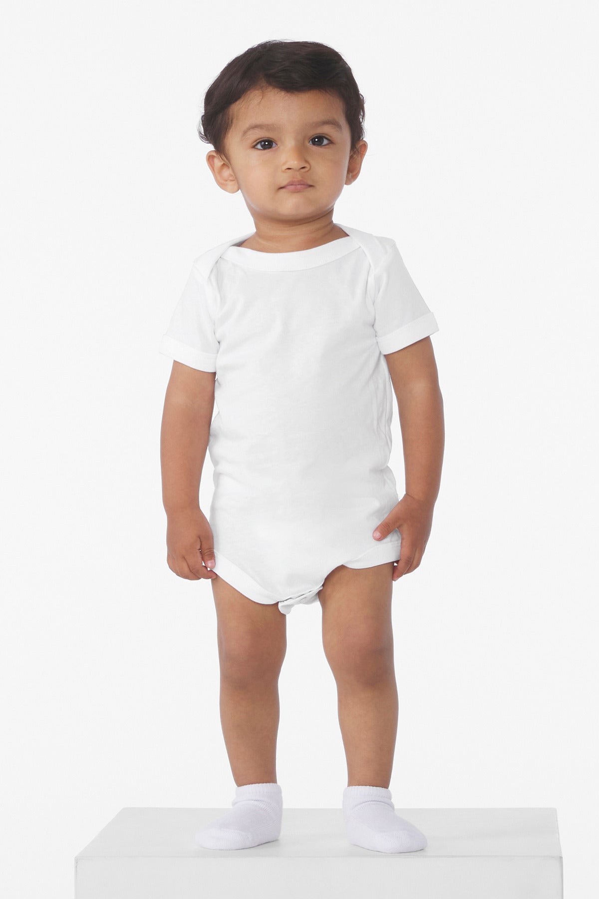 BELLA+CANVAS Infant Jersey Short Sleeve One Piece - White
