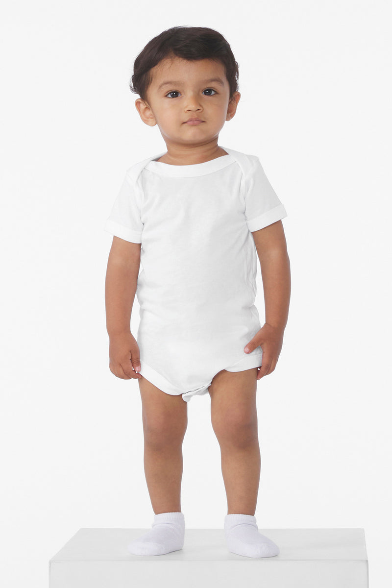 BELLA+CANVAS Infant Jersey Short Sleeve One Piece - White