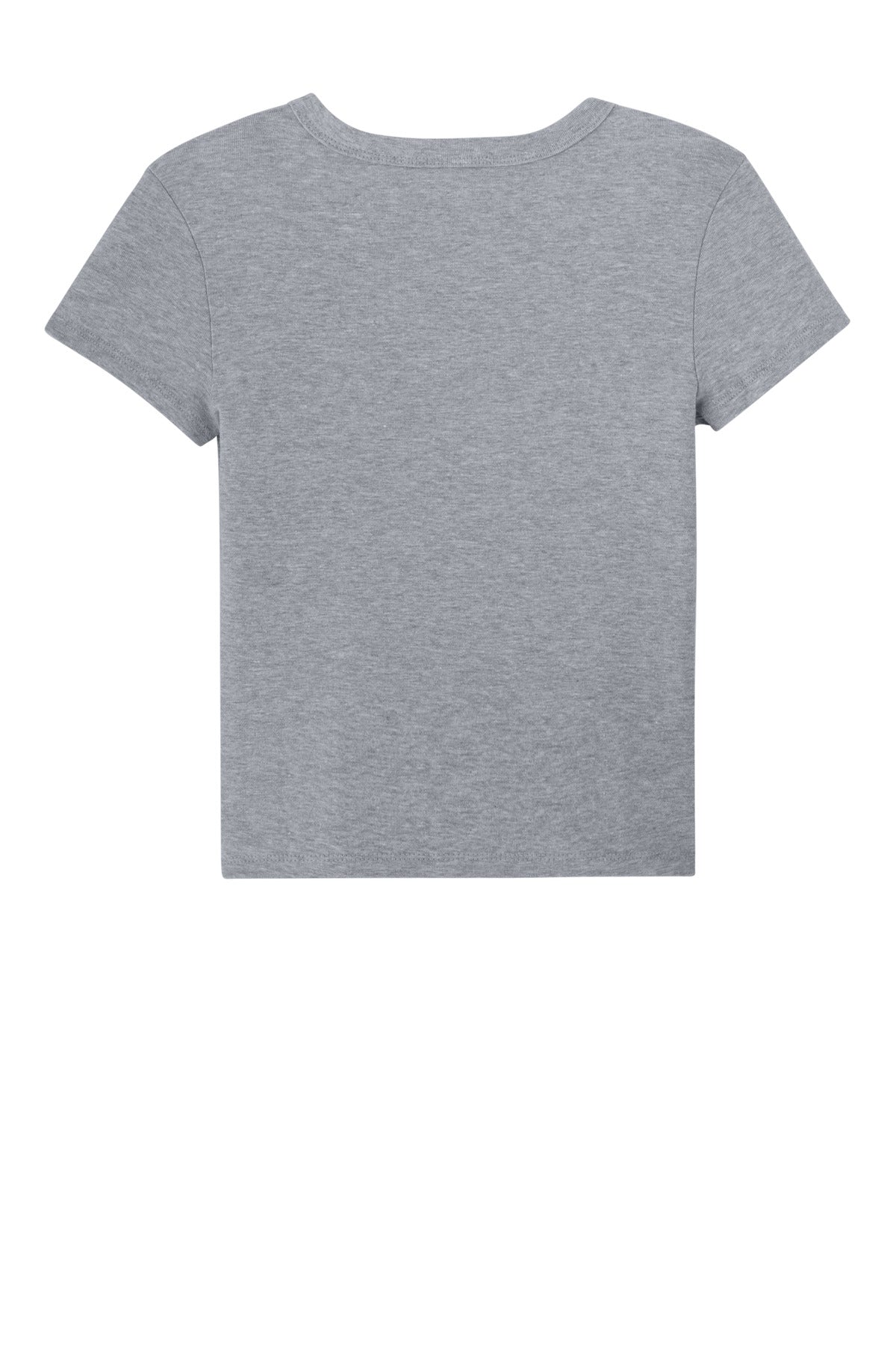 BELLA+CANVAS Women's Micro Rib Baby Tee - Athletic Heather