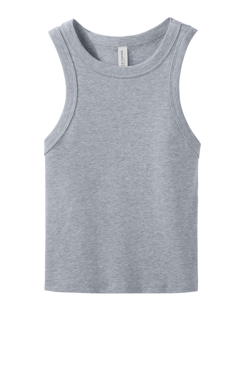 BELLA+CANVAS Women's Micro Rib Racer Tank - Athletic Heather